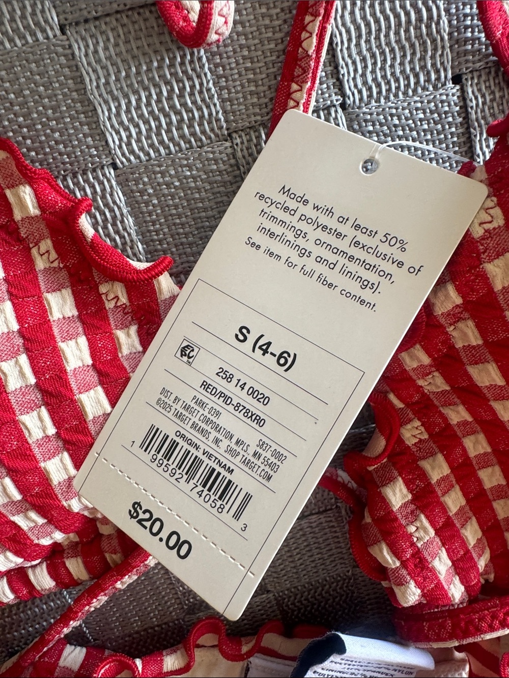 PARKE X TARGET SWIM SMALL TOP MEDIUM BOTTOMS NEW - Picture 2 of 5